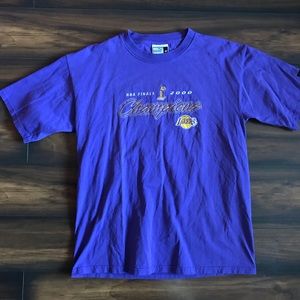 Vintage 2000s lakers puma shirt